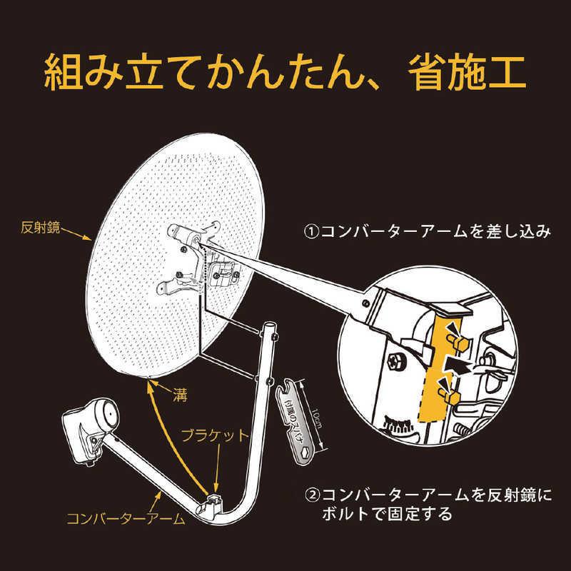 DXアンテナ　45形BS110度CSアンテナセット(耐風速70m/s)　BC453SGK_3