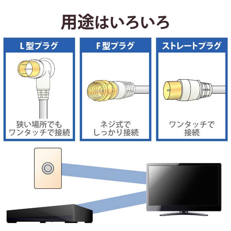DXアンテナ 4K8K対応 テレビ用アンテナケーブル 30m グレー 直付未加工-直付未加工 S5CFB30SPの画像