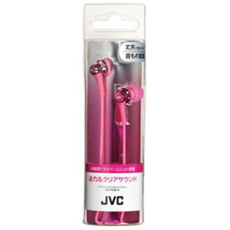 JVC JVC イヤホン カナル型 ピンク [φ3.5mm ミニプラグ] HA-FX26-P