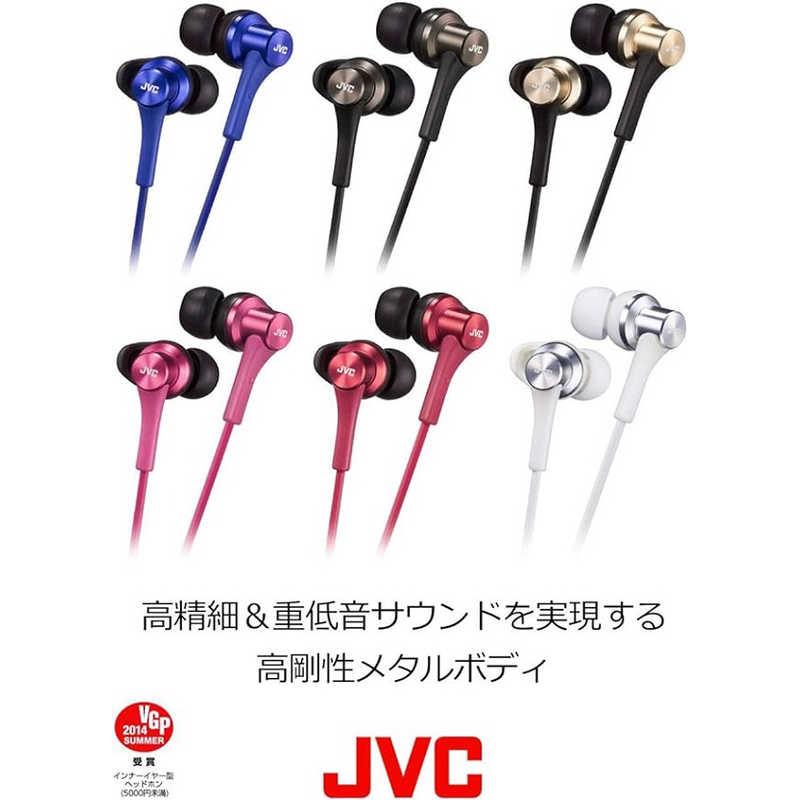 JVC JVC イヤホン カナル型 ブラック [φ3.5mm ミニプラグ] HA-FX46-B