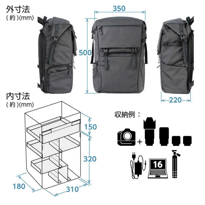 【新着商品】ハクバ HAKUBA カメラバッグ プラスシェル シティロールトップ ハクバ プラスシェル シティ ロールトップバックパック 26 G05