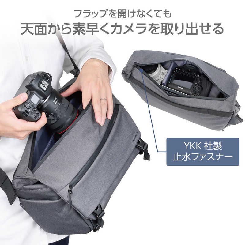 ハクバ プラスシェル シティ メッセンジャー 8 G05 グレー SPCT05MS8GYの画像