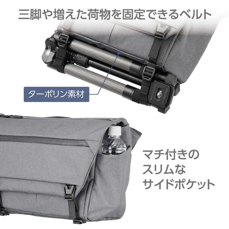 ハクバ プラスシェル シティ メッセンジャー 8 G05 グレー SPCT05MS8GYの画像