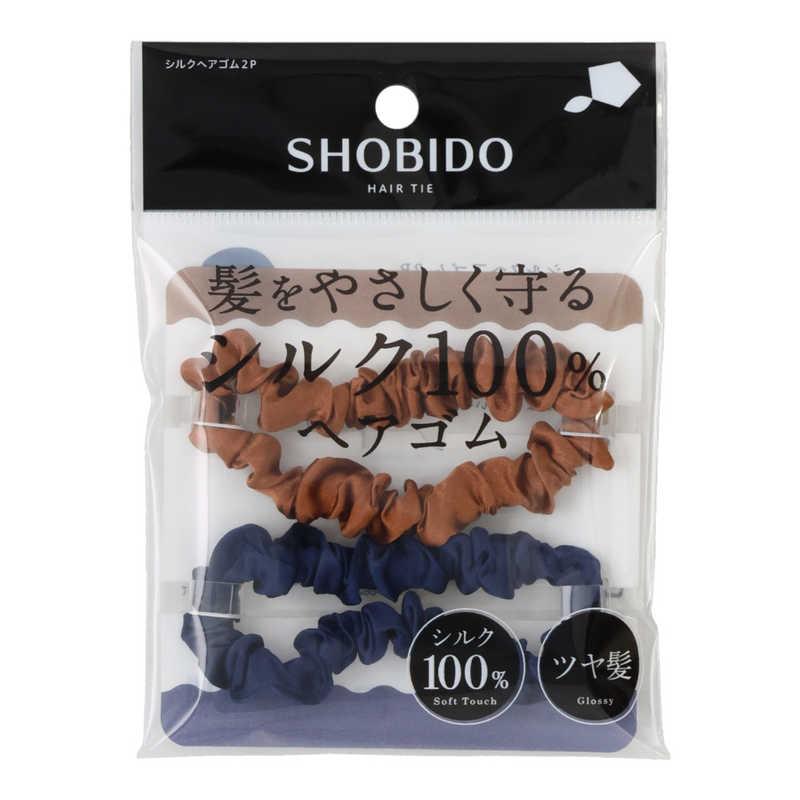 粧美堂 シルクヘアゴム2P ネイビー＆ブラウン : コジマYahoo!店 - 通販
