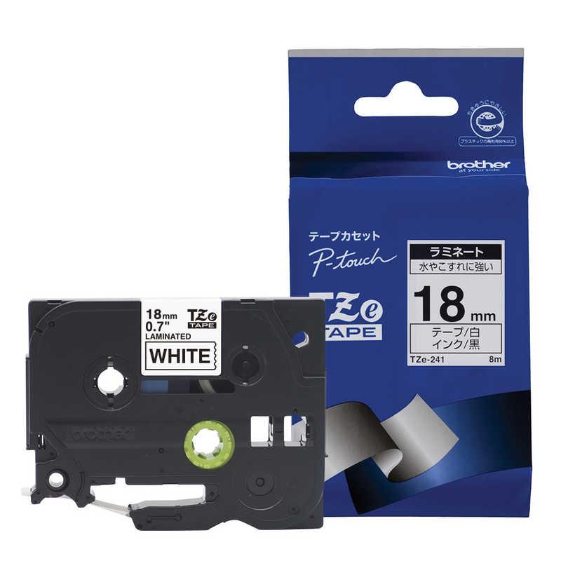 まとめ買い】 ブラザー brother 純正 ピータッチ ラミネートテープ 幅18mm 黒文字 白 TZe-241 witravel.it まとめ買い】 ブラザー brother 純正 ピータッチ ラミネートテープ 幅18mm 黒文字 白 TZe-241 witravel.it