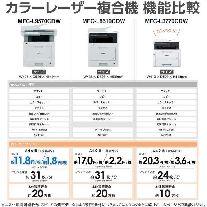 ブラザー brother カラーレーザー複合機 MFC-L3770CDW|コジマPayPayモール店|06