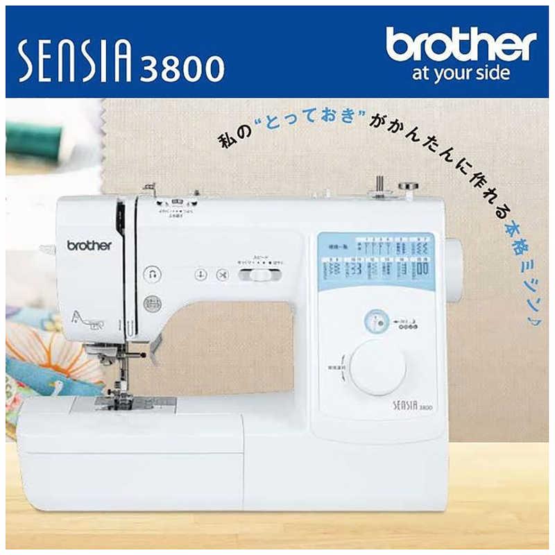 2022年最新改良版 ブラザー　brother　コンピュータミシン SENSIA3800 ホワイト　CPM4902