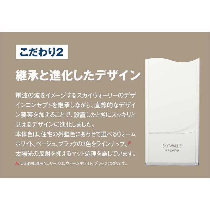 マスプロアンテナ 壁面取付用地上デジタル放送用UHFアンテナ 26素子