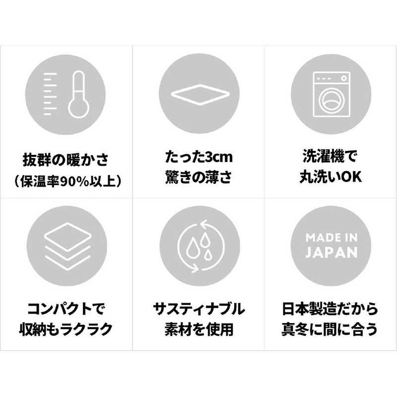 モリリン コスモダウン掛けふとん プラチナシルバー ［ダブル(190