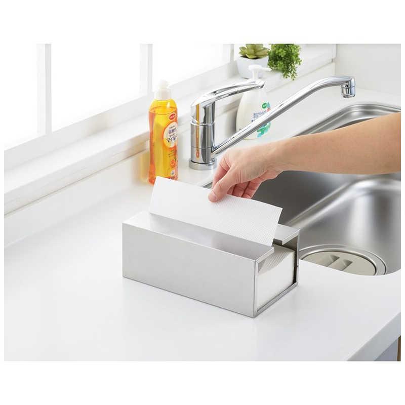 ヨシカワ ステンレスペーパータオル収納ケース : コジマYahoo!店