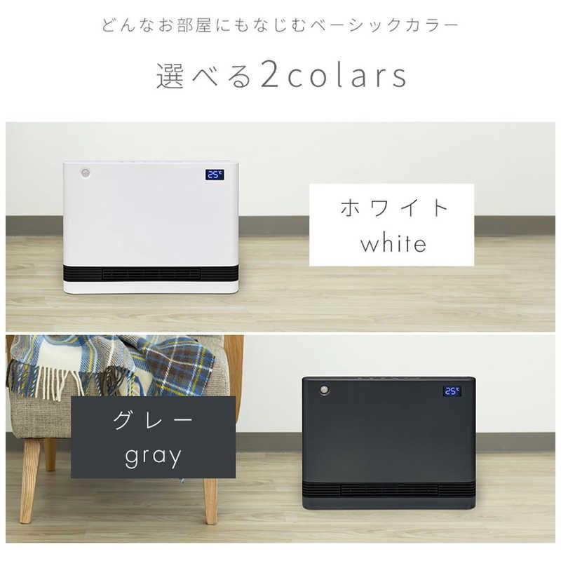 ユアサ 分解して洗えるワイドタイプのセラミックファンヒーター 1200W