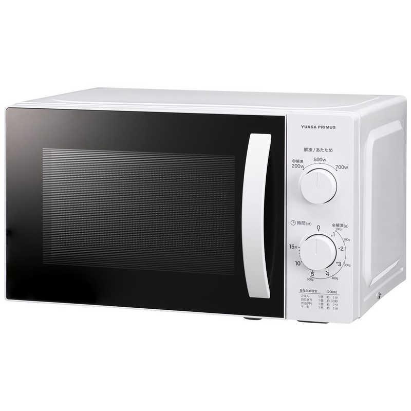 電子レンジ ホワイト 60Hz PRE-703C 生活家電 レンジ 2023年 ユアサ 電子レンジ 17L ターンテーブル 60Hz(西日本専用) ホワイト PRE