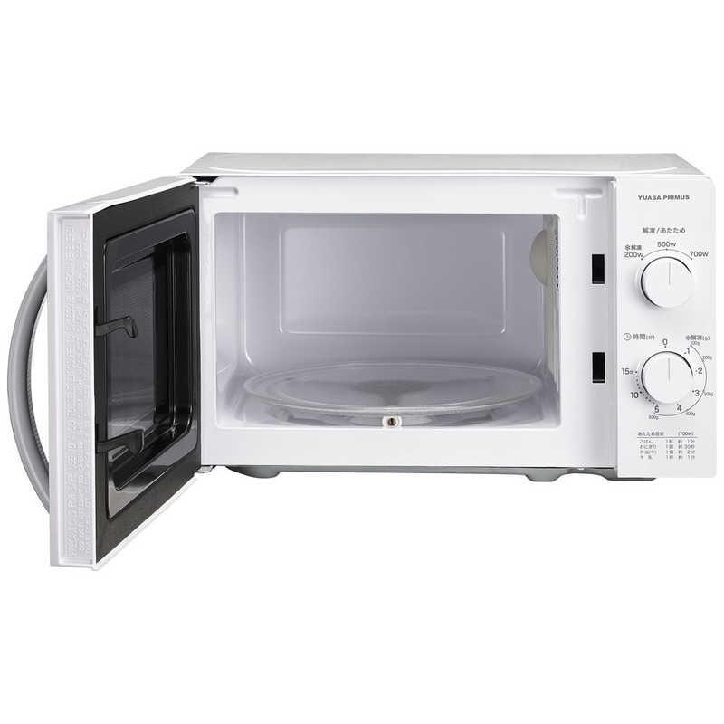 ユアサ 電子レンジ 17L ターンテーブル 60Hz(西日本専用) ホワイト PRE