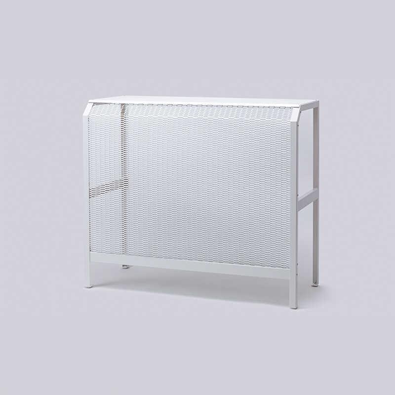 岩谷マテリアル エアコン室外機カバー 大型サイズ ホワイト ACASCL-W