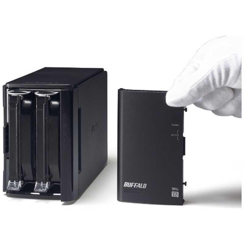 BUFFALO　外付けHDD ブラック [据え置き型 /8TB]　HD-WL8TU3/R1J