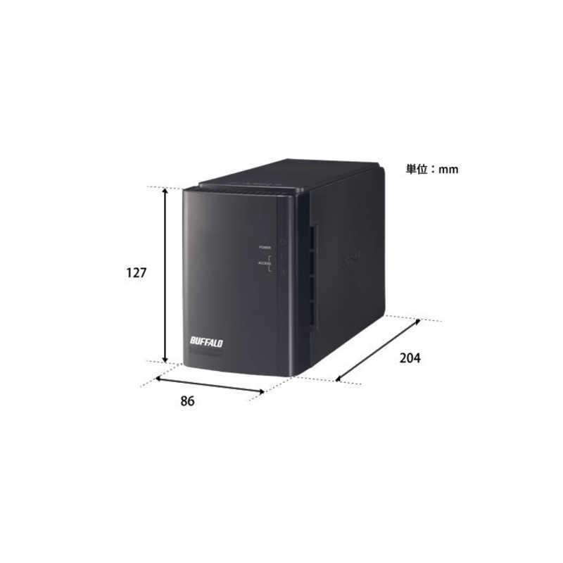 BUFFALO　外付けHDD ブラック [据え置き型 /8TB]　HD-WL8TU3/R1J