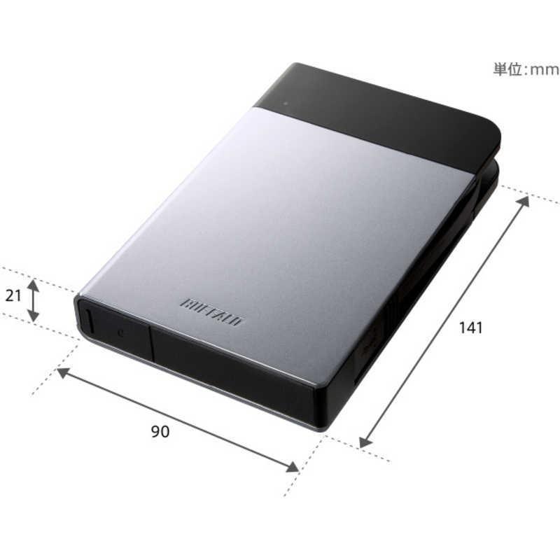 BUFFALO　外付けHDD HD-PZNU3シリーズ ブラック [ポータブル型 /1TB]　HD-PZN1.0U3-B_7