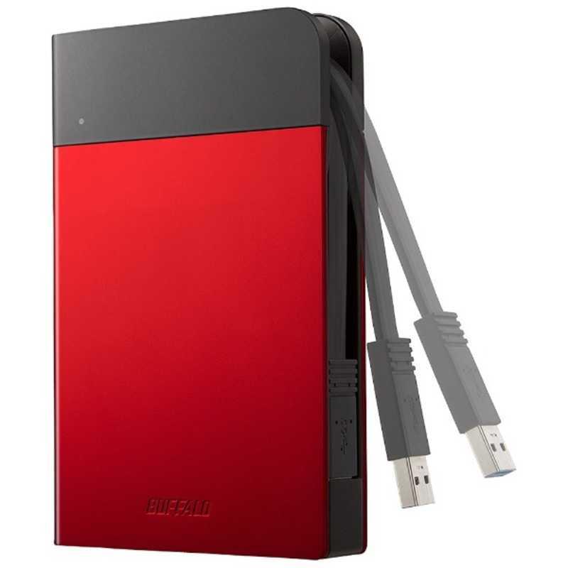 BUFFALO BUFFALO 外付けHDD HD-PZNU3シリーズ レッド BUFFALO BUFFALO 外付けHDD HD-PZNU3シリーズ レッド