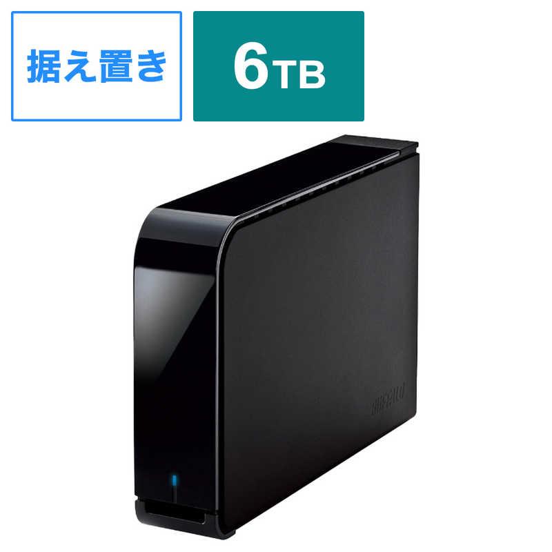 BUFFALO 外付けHDD ［6TB /据え置き型］ ブラック HD-LX6.0U3D