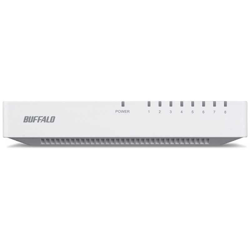 BUFFALO スイッチングハブ「8ポート・100/10Mbps・ACアダプタ