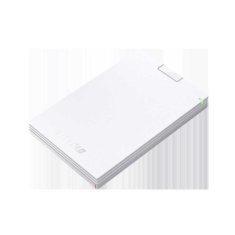 BUFFALO（バッファロー） 外付けHDD ホワイト [ポータブル型 /1TB] HD