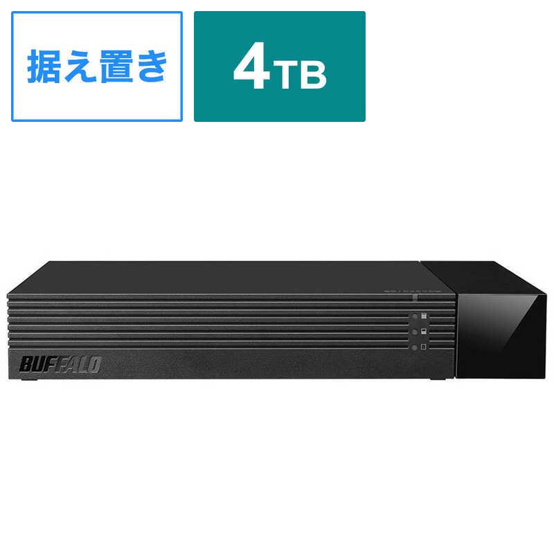 BUFFALO BUFFALO 外付けHDD ブラック [据え置き型 /4TB] HDV
