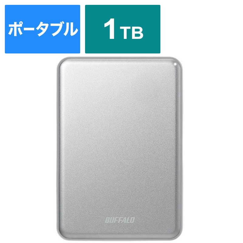 Buffalo HD-PUS1.0U3-SVD 外付けHDD シルバー 1TB BUFFALO（バッファロー） 外付けHDD シルバー [ポータブル型 /1TB] HD