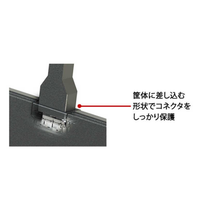 BUFFALO　外付けHDD パソコン用[ポータブル型/1TB]　HD-PGAC1U3-BA ブラック｜y-kojima｜09