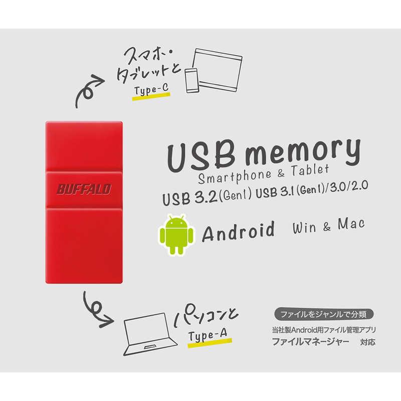 BUFFALO　USB3.2(Gen1)TypeC-A対応USBメモリ 32GB　RUF3-AC32G-BL タ−コイズブル−｜y-kojima｜10