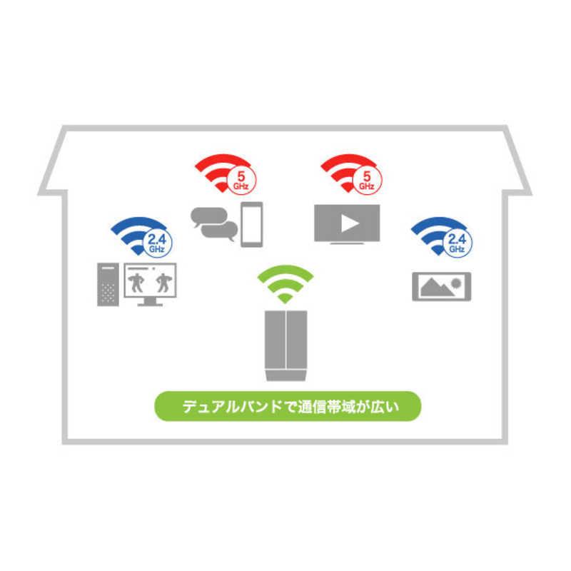 BUFFALO　無線LAN(Wi-Fi)中継機「コンセント直挿型」 1201+573Mbps ホワイト　WEX-1800AX4｜y-kojima｜06