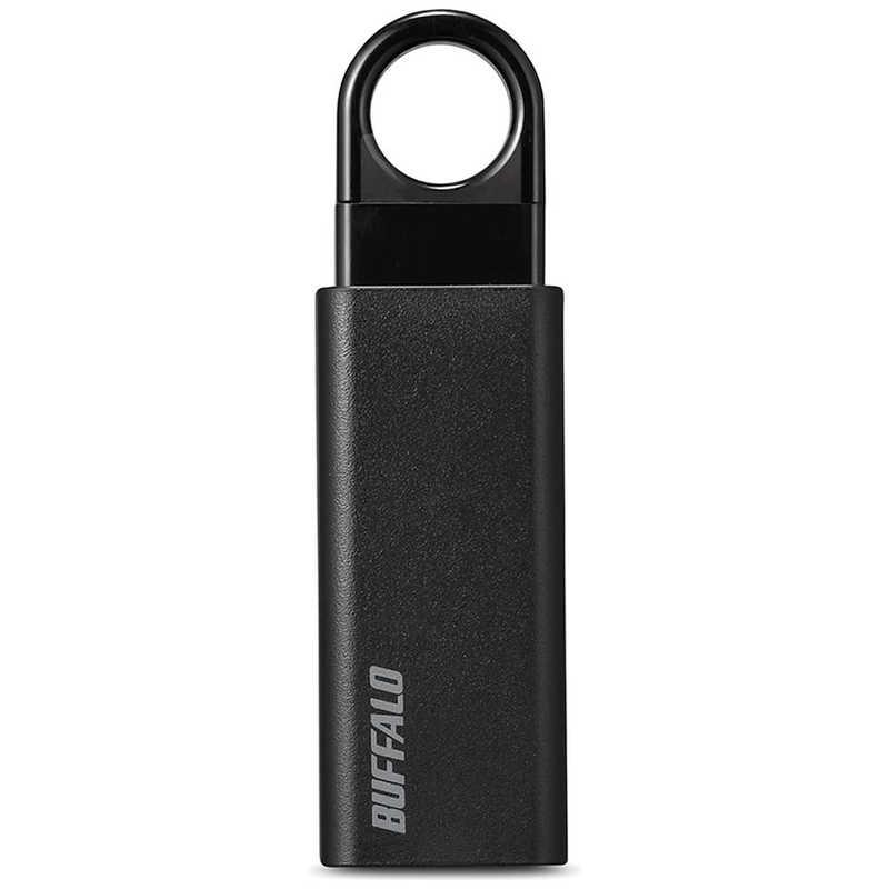BUFFALO BUFFALO ノックスライドUSBメモリ ブラック [128GB/USB