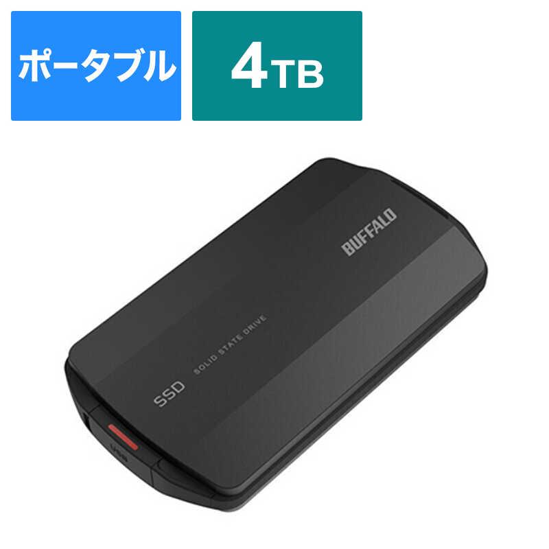BUFFALO SSDPHP4.0U3BA 外付けSSD USB-C＋USB-A接続 PS5/PS4対応