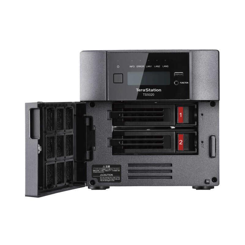BUFFALO　NAS [2TB搭載 /2ベイ] スナップショット機能搭載 法人向け TeraStation　TS5220DN0202