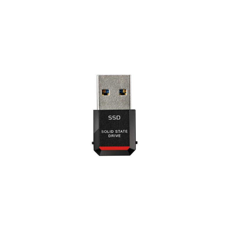 BUFFALO 外付けSSD USB-A接続 ［1TB /ポータブル型］ ブラック
