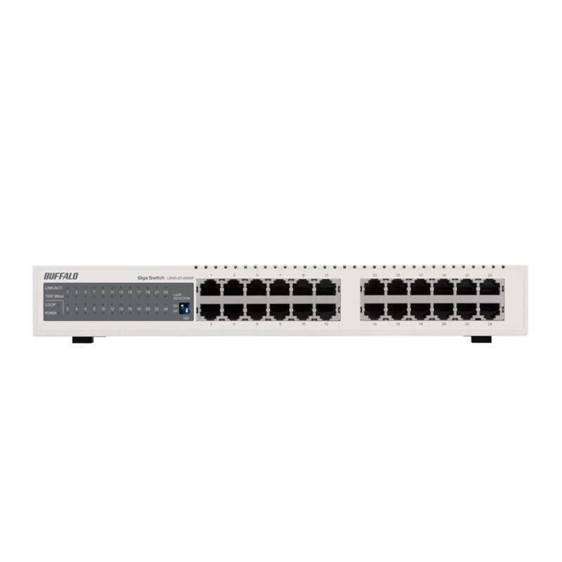 BUFFALO バッファロー スイッチングハブ 24ポート LSW5-GT-24NSR Giga対応の商品画像（Yahoo!ショッピング）