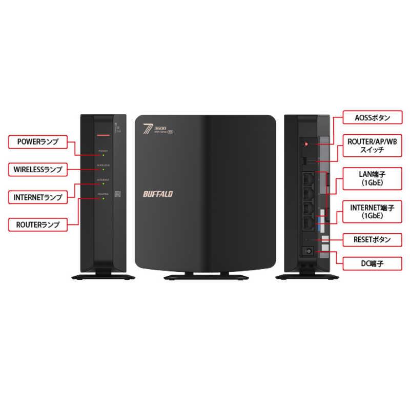 BUFFALO Wi-Fiルーター AirStation デュアルバンド 2882＋688Mbps