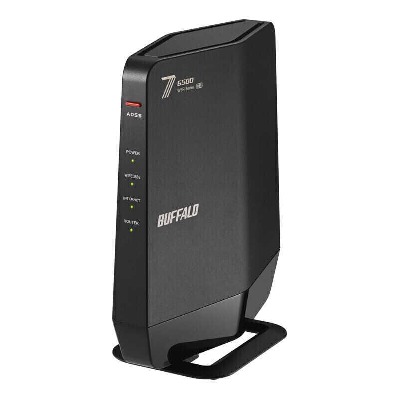 BUFFALO　無線LAN親機 802.11be/ax/ac/n/a/g/b 5764＋688Mbps ［Wi-Fi 7(be) / IPv6対応］　WSR6500BE6P/CBKの画像