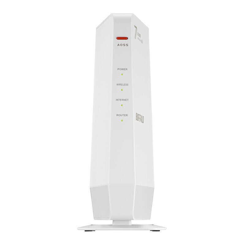 BUFFALO　無線LAN親機 802.11be/ax/ac/n/a/g/b 5764＋688Mbps ［Wi-Fi 7(be) / IPv6対応］　WSR6500BE6P/CWHの画像