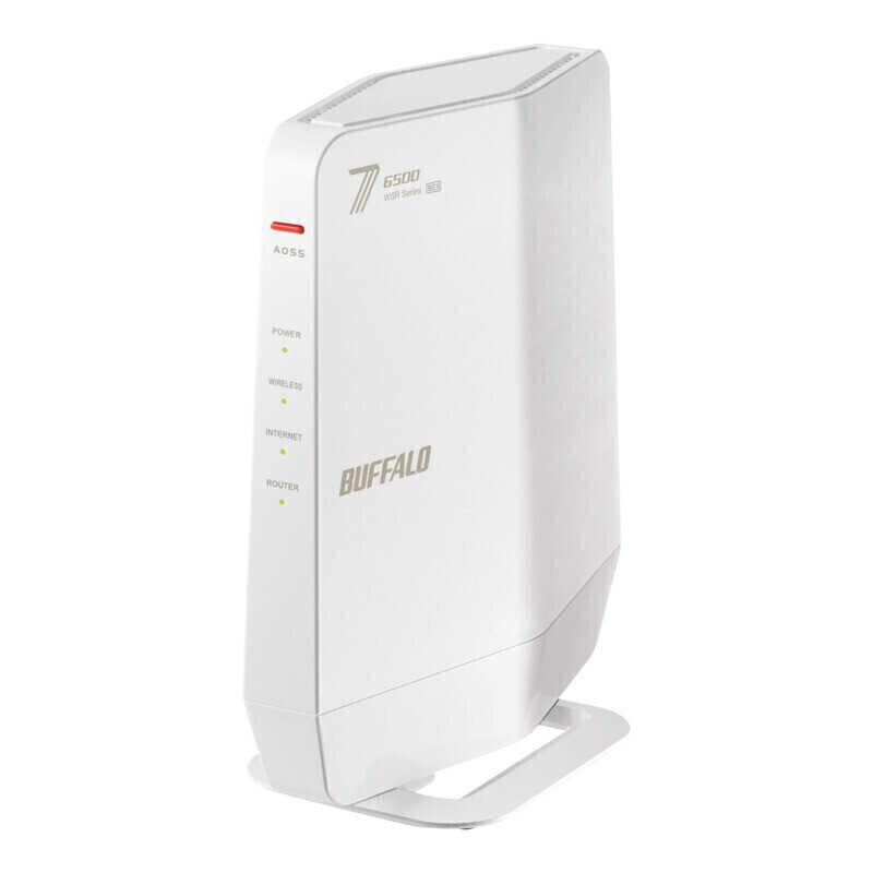 BUFFALO　無線LAN親機 802.11be/ax/ac/n/a/g/b 5764＋688Mbps ［Wi-Fi 7(be) / IPv6対応］　WSR6500BE6P/CWHの画像