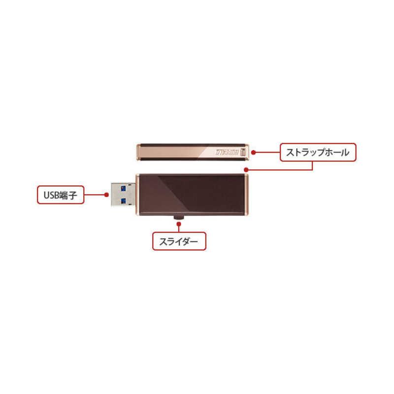 BUFFALO　USBメモリー[16GB/USB3.0/スライド式]　RUF3-JW16G-SC｜y-kojima｜03