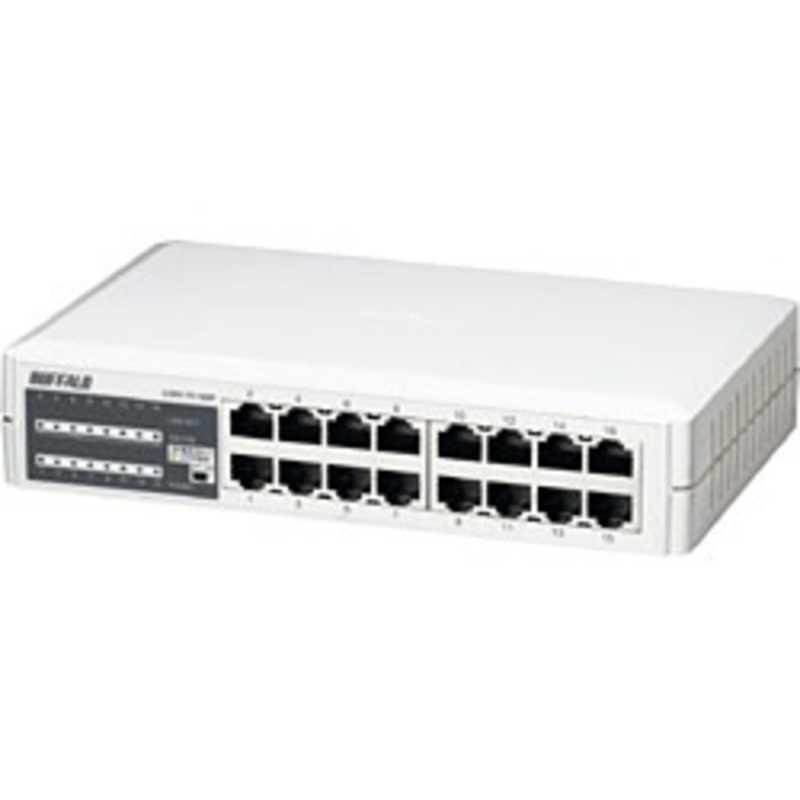 BUFFALO スイッチングハブ 16ポート LSW3-7X-16NP新品8台 BUFFALO（バッファロー） スイッチングハブ(16ポート) LSW3-TX-16NP