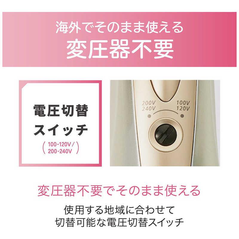 コイズミ KOIZUMI 海外兼用マイナスイオンカーリングドライヤー KDD