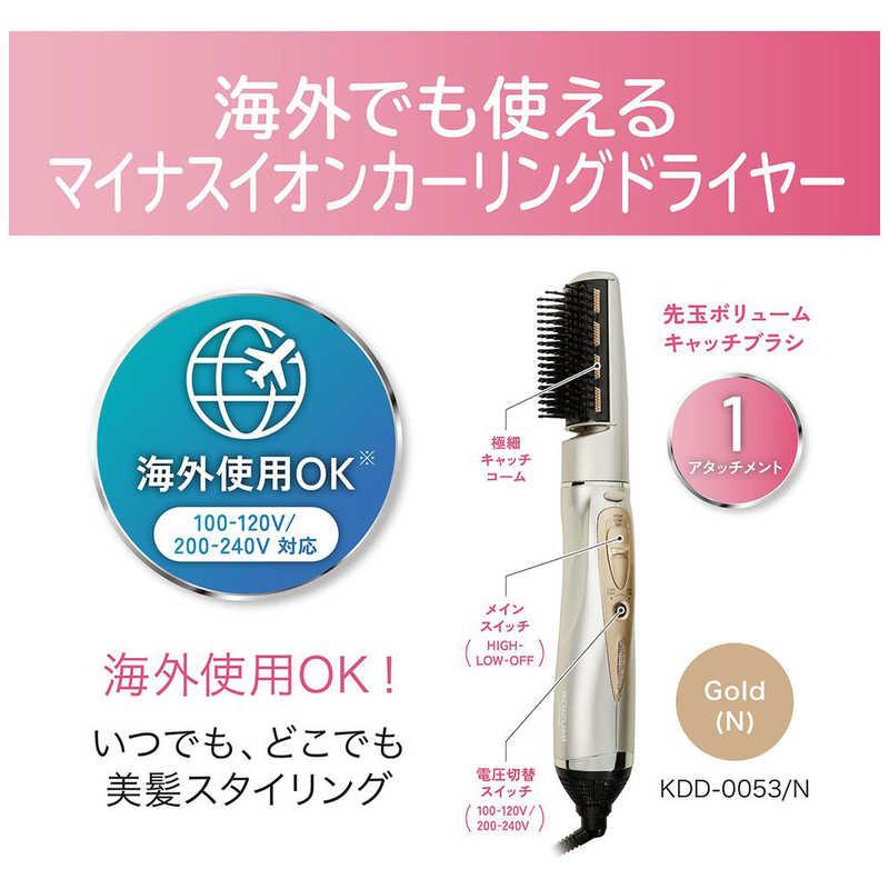 コイズミ KOIZUMI 海外兼用マイナスイオンカーリングドライヤー KDD