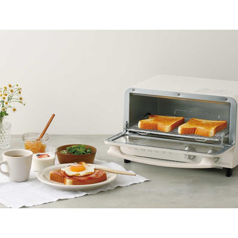 コイズミ KOIZUMI オーブントースター 1200W/食パン2枚 ホワイト KOS