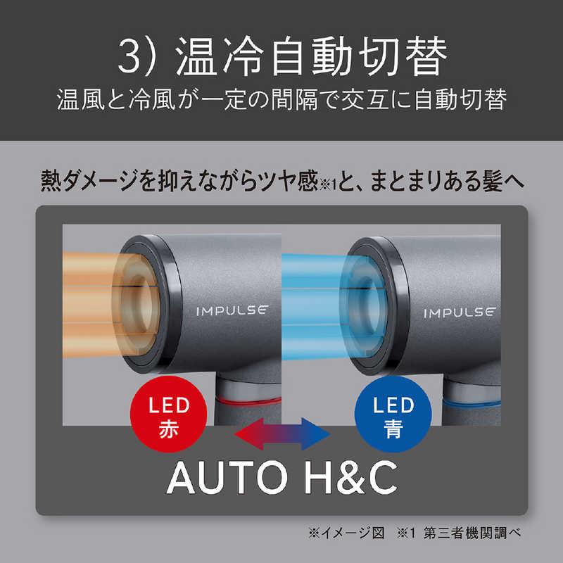 コイズミ KOIZUMI ハイスピードマイナスイオンドライヤー グレー KHD