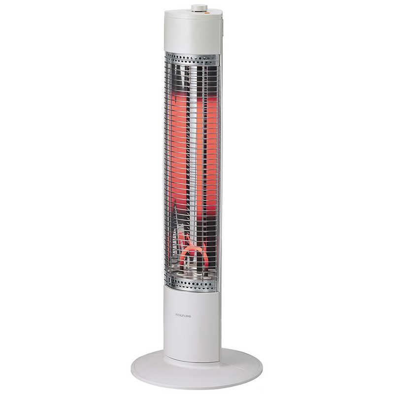 コイズミ KOIZUMI 遠赤電気ストーブ 800W シーズヒーター グレイッシュ