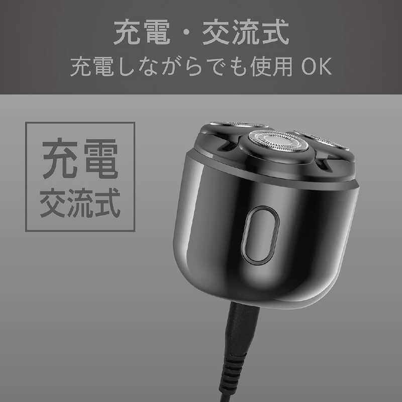 コイズミ KOIZUMI USB充電3ヘッドシェーバー ［回転刃］ グレー KMC