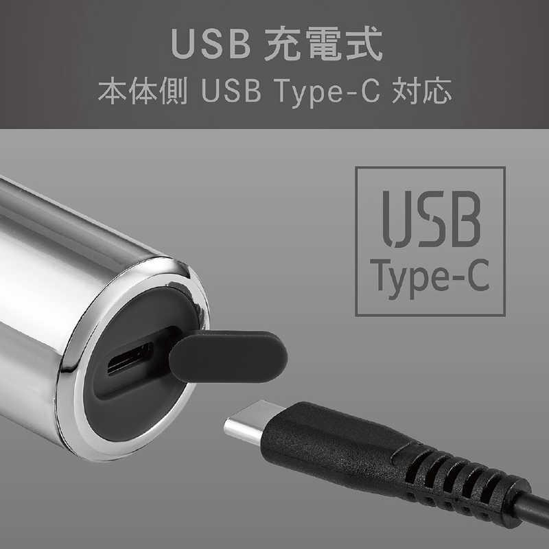 VS シェーバー 3枚刃 USB充電 コイズミ KOIZUMI USB充電3枚刃シェーバー ［3枚刃］ シルバー KMC