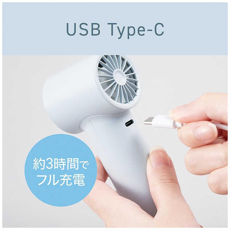 コイズミ KOIZUMI ハンディファン ターボタイプ ミントブルー KPF-0461