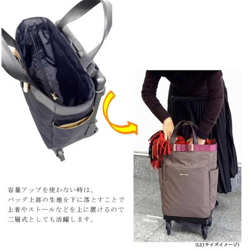 スワニー　D-640 ルバンド お買い物キャリー Mサイズ ルバンド グレー　64081の画像